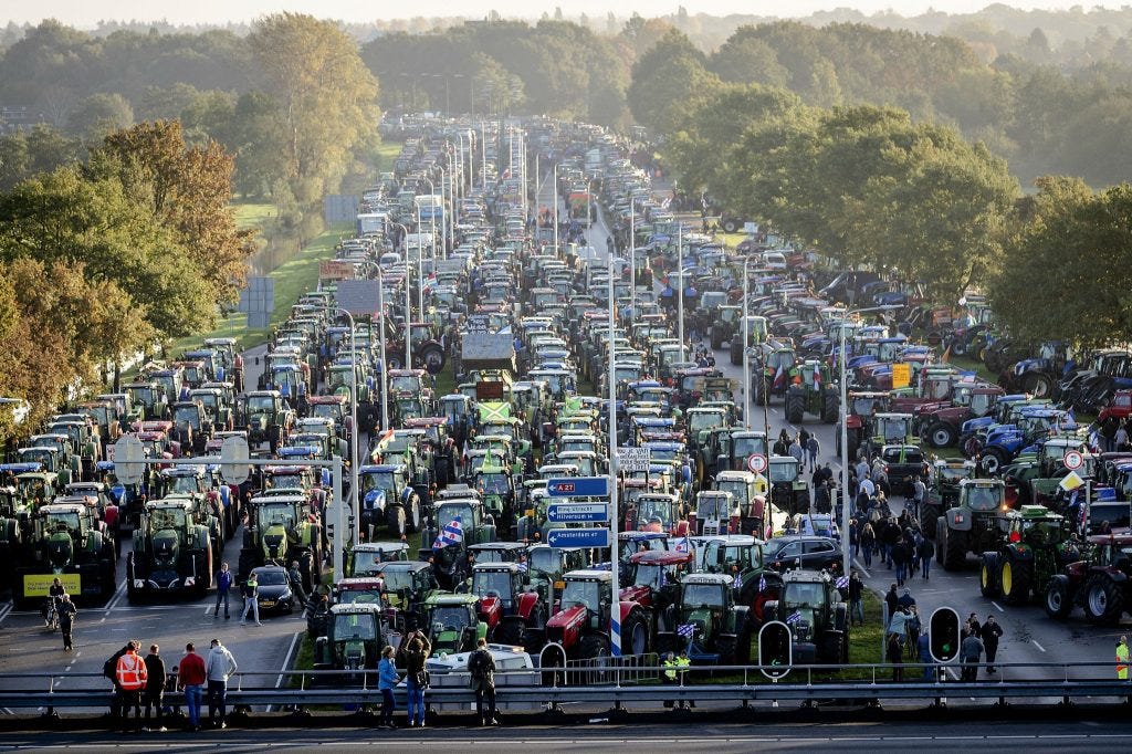 Dutch Farmer Protests